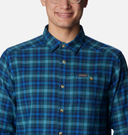 Men's Cornell Woods Flannel Long Sleeve Shirt - Tall
