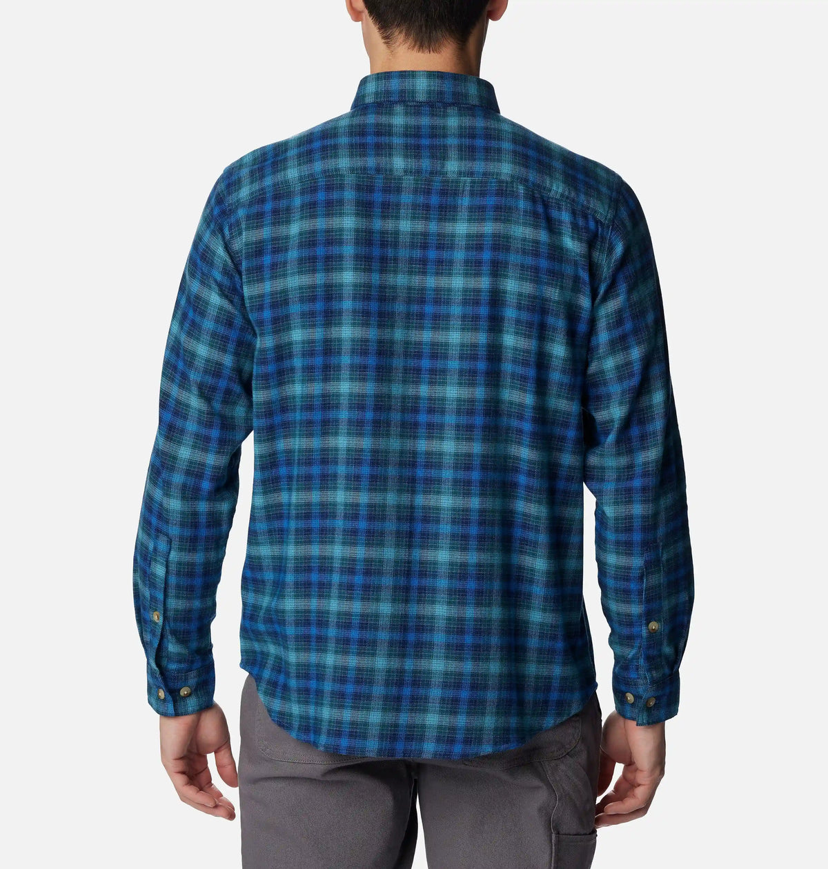 Men's Cornell Woods Flannel Long Sleeve Shirt - Tall