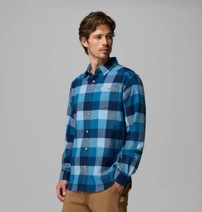 Men's Cornell Woods Flannel Long Sleeve Shirt - Tall