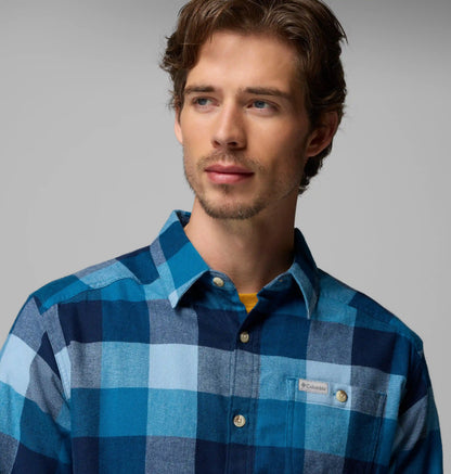 Men's Cornell Woods Flannel Long Sleeve Shirt - Tall