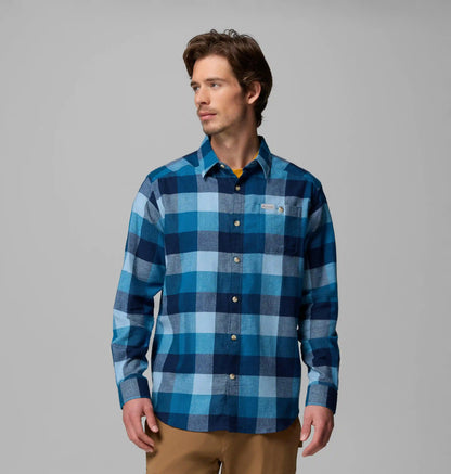 Men's Cornell Woods Flannel Long Sleeve Shirt - Tall
