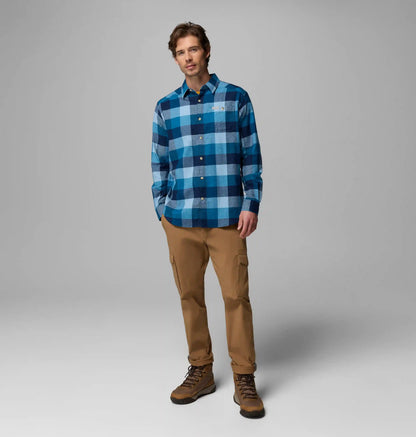 Men's Cornell Woods Flannel Long Sleeve Shirt - Tall