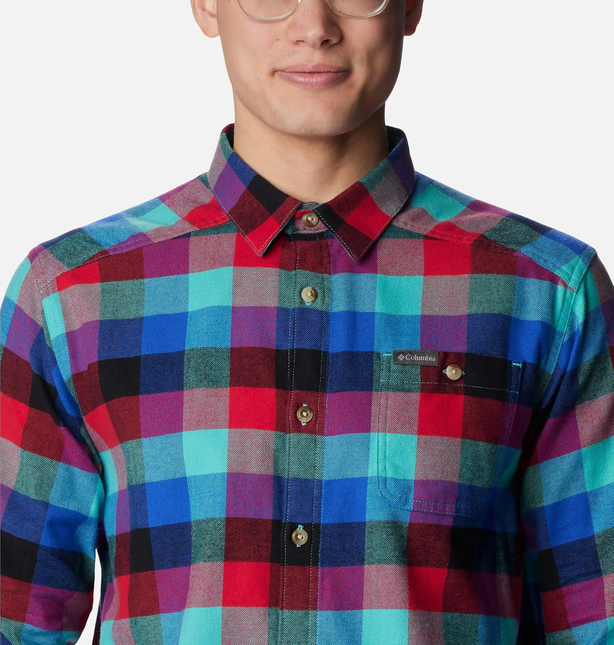 Men's Cornell Woods Flannel Long Sleeve Shirt - Tall