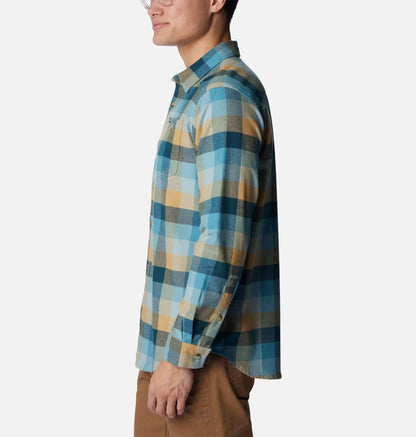 Men's Cornell Woods Flannel Long Sleeve Shirt - Tall