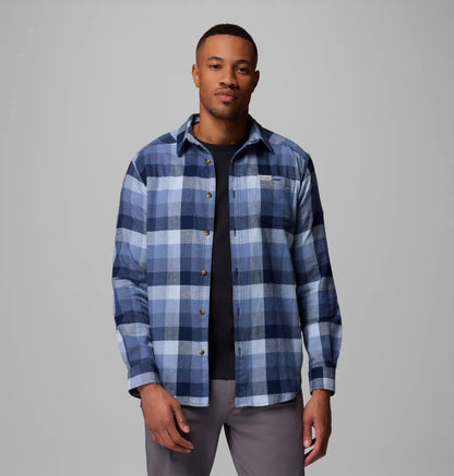Men's Cornell Woods Flannel Long Sleeve Shirt - Tall