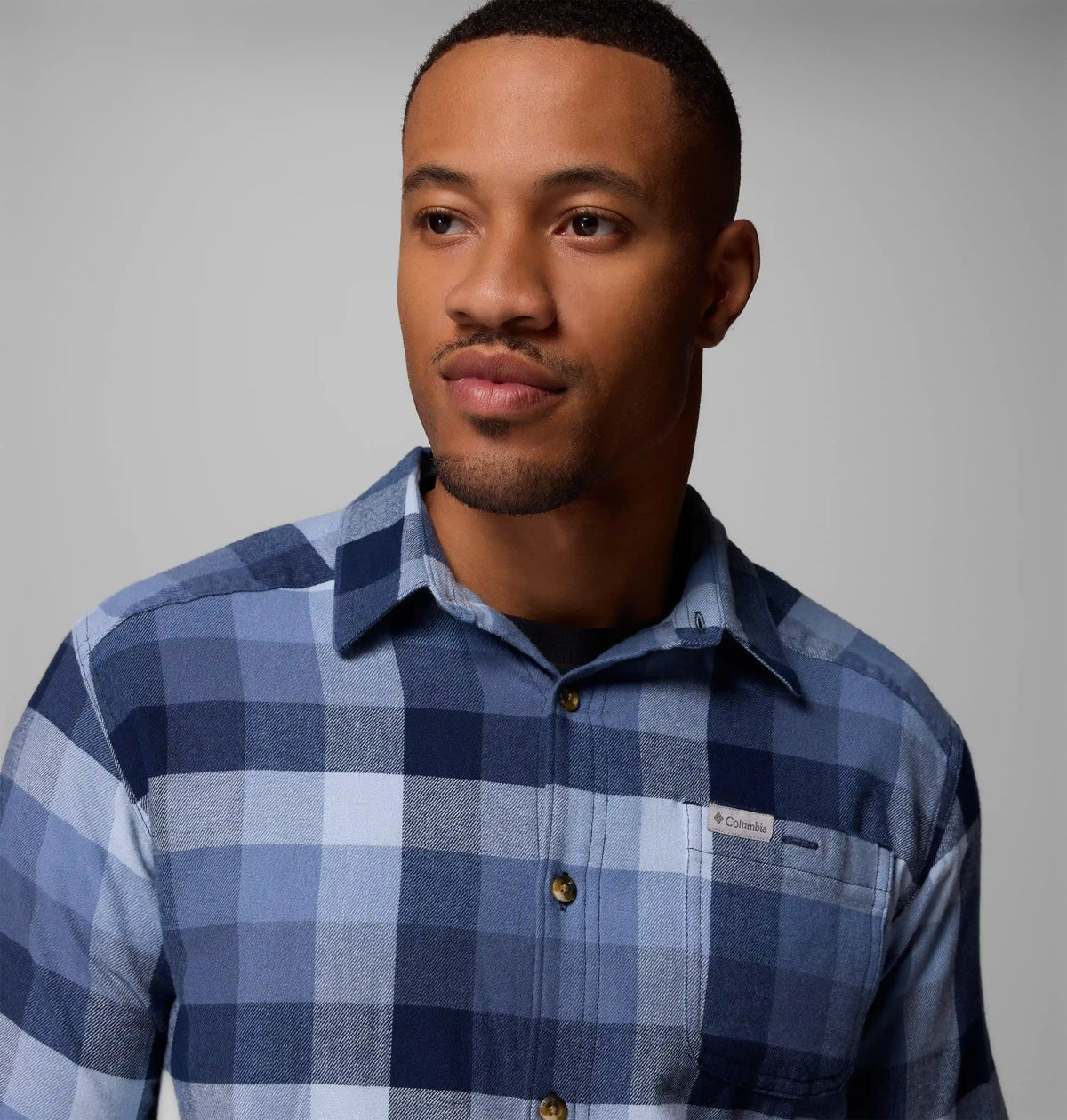 Men's Cornell Woods Flannel Long Sleeve Shirt - Tall