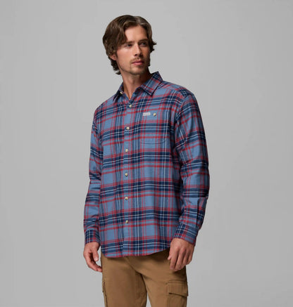 Men's Cornell Woods Flannel Long Sleeve Shirt - Tall