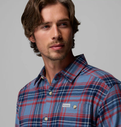 Men's Cornell Woods Flannel Long Sleeve Shirt - Tall