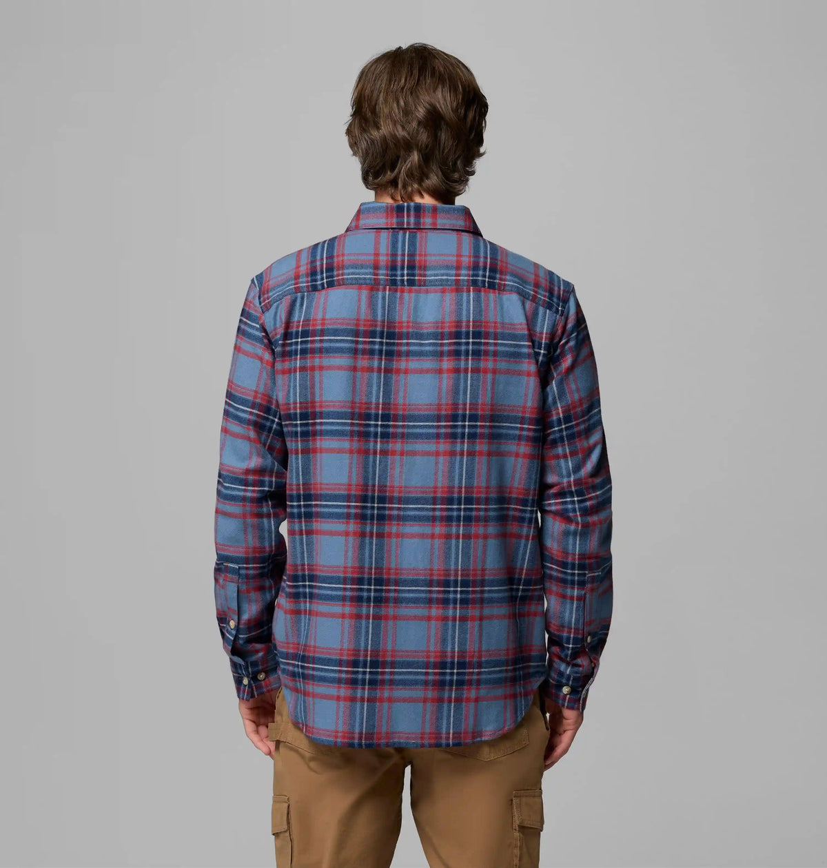 Men's Cornell Woods Flannel Long Sleeve Shirt - Tall
