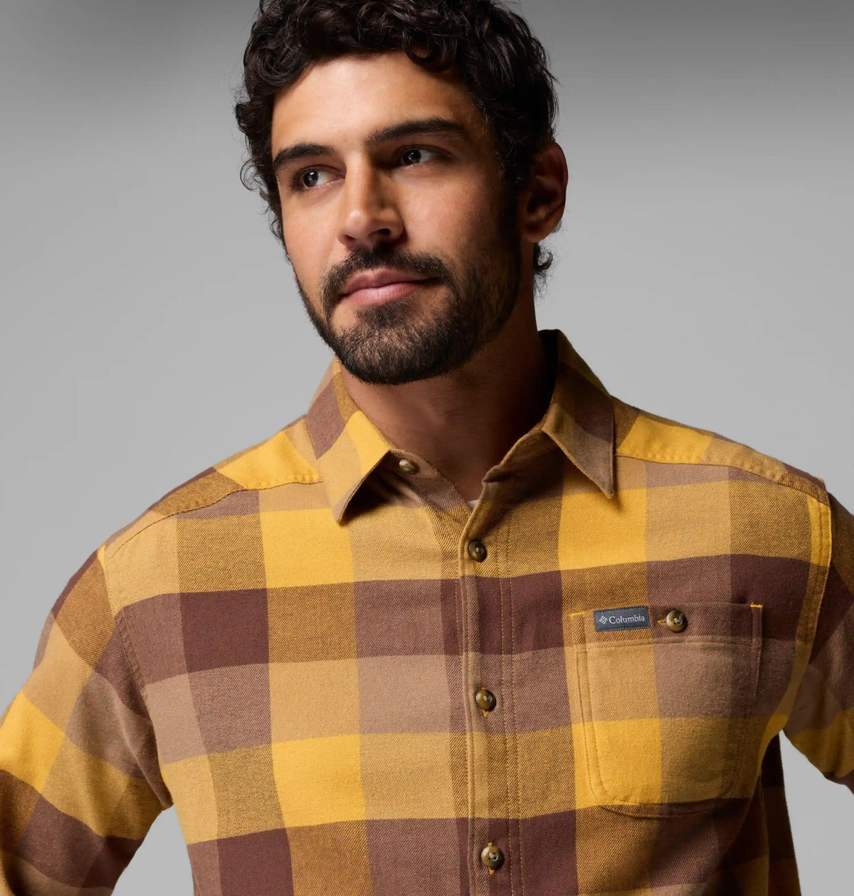Men's Cornell Woods Flannel Long Sleeve Shirt - Tall