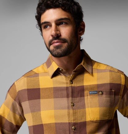 Men's Cornell Woods Flannel Long Sleeve Shirt - Tall