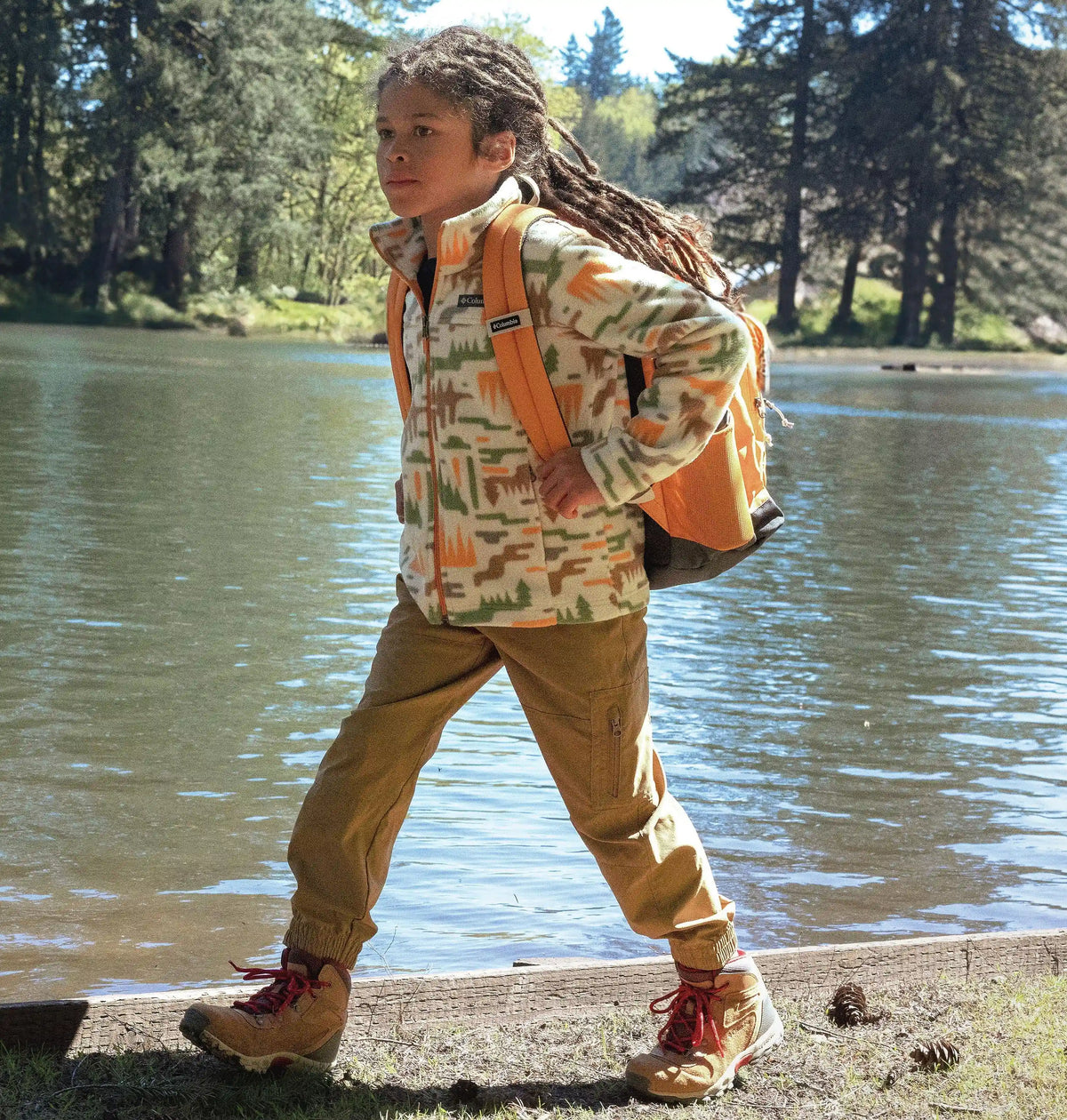 Boys’ Zing III Printed Fleece Jacket