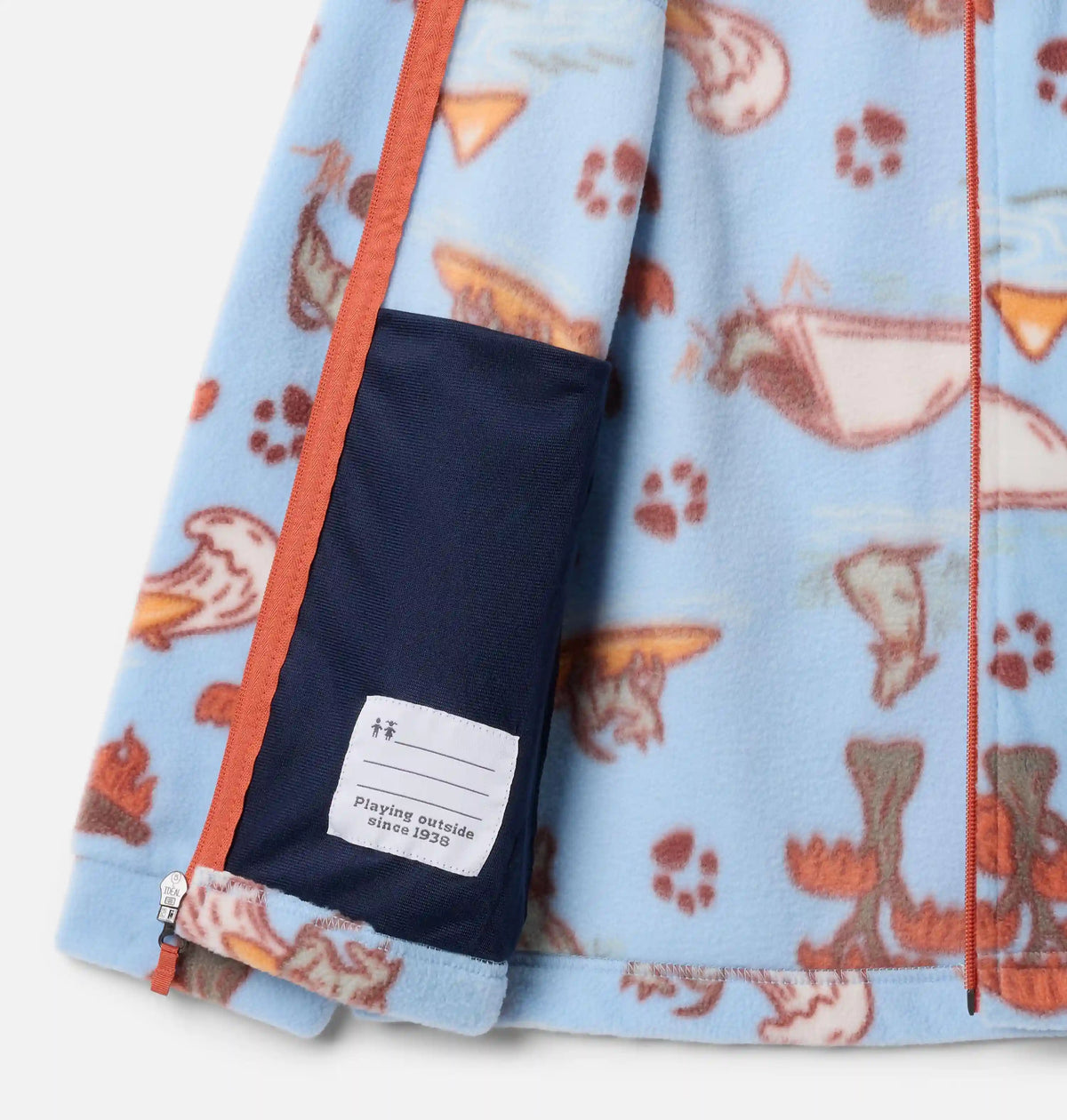 Boys’ Zing III Printed Fleece Jacket