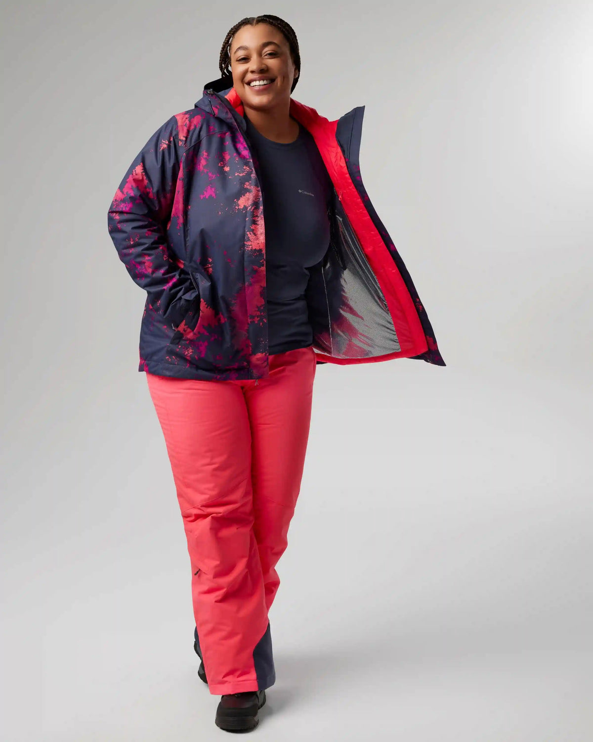 Women’s Omni-Heat Midweight Baselayer Crew - Plus Size