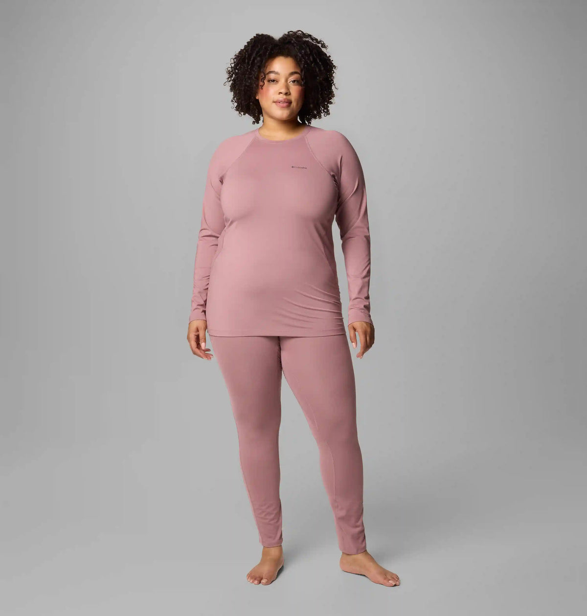 Women’s Omni-Heat Midweight Baselayer Crew - Plus Size