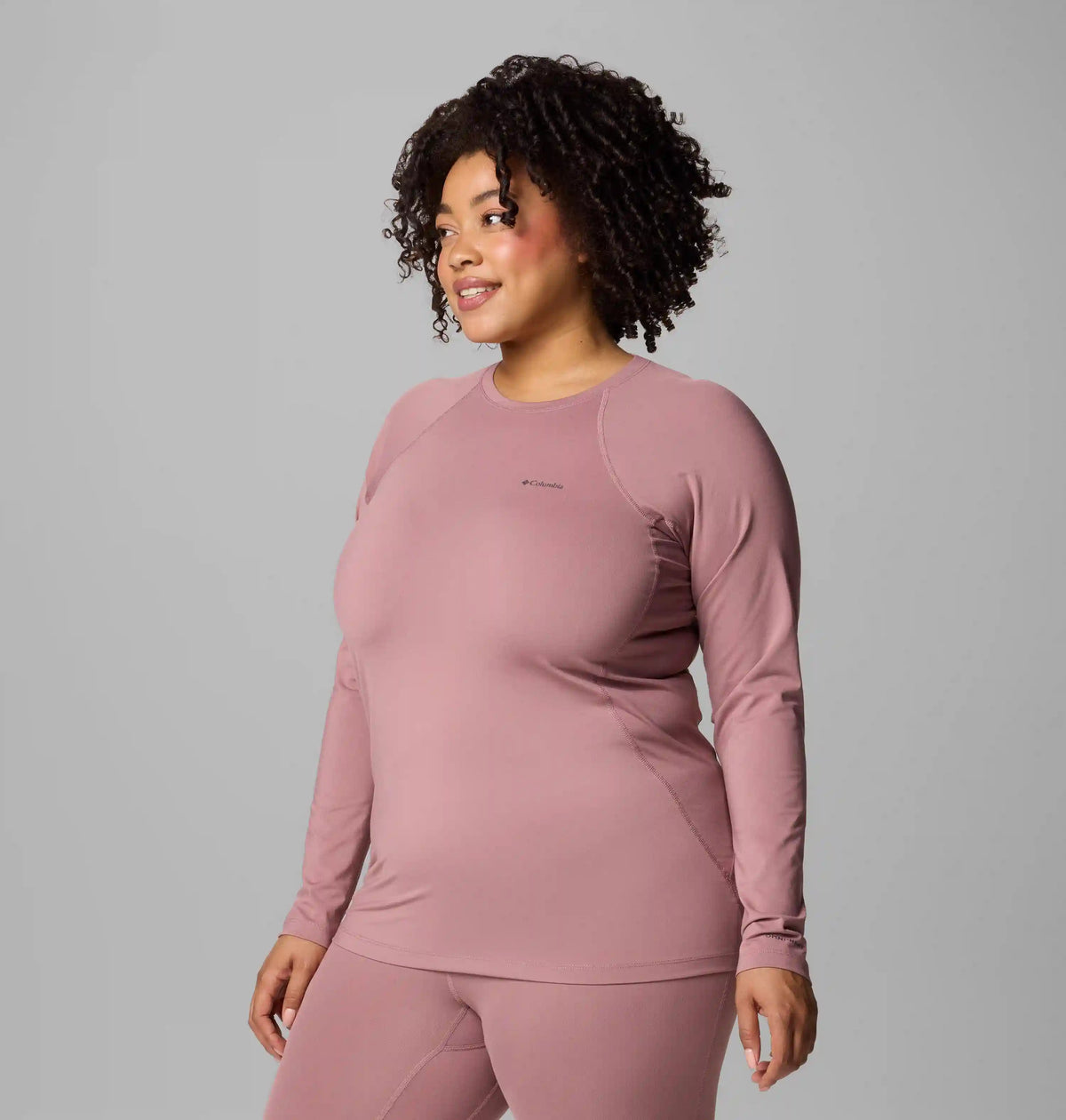 Women’s Omni-Heat Midweight Baselayer Crew - Plus Size