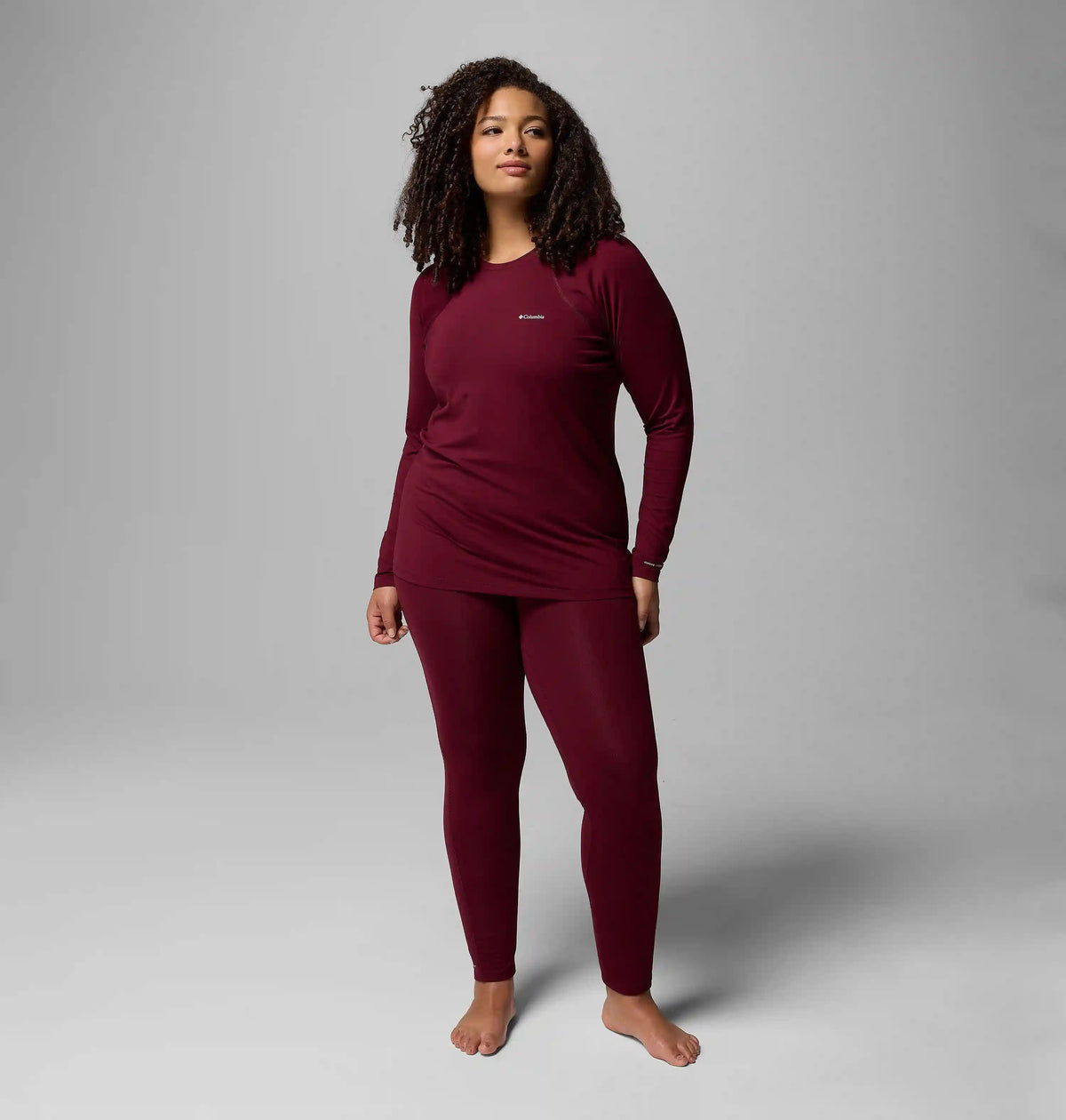Women’s Omni-Heat Midweight Baselayer Crew - Plus Size