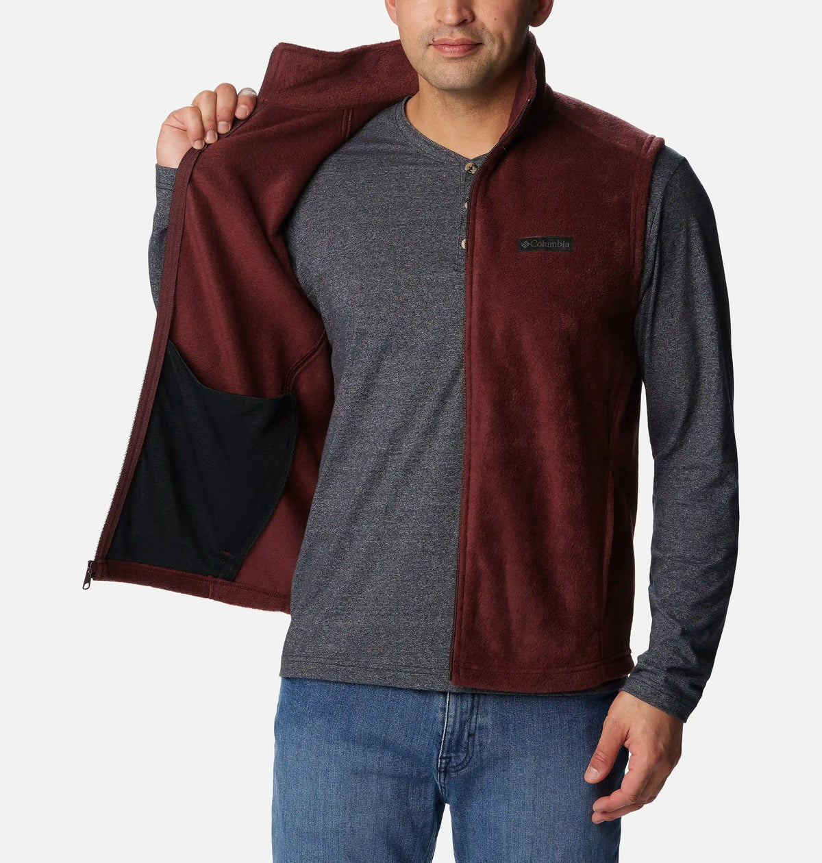 Men's Steens Mountain Fleece Vest - Tall