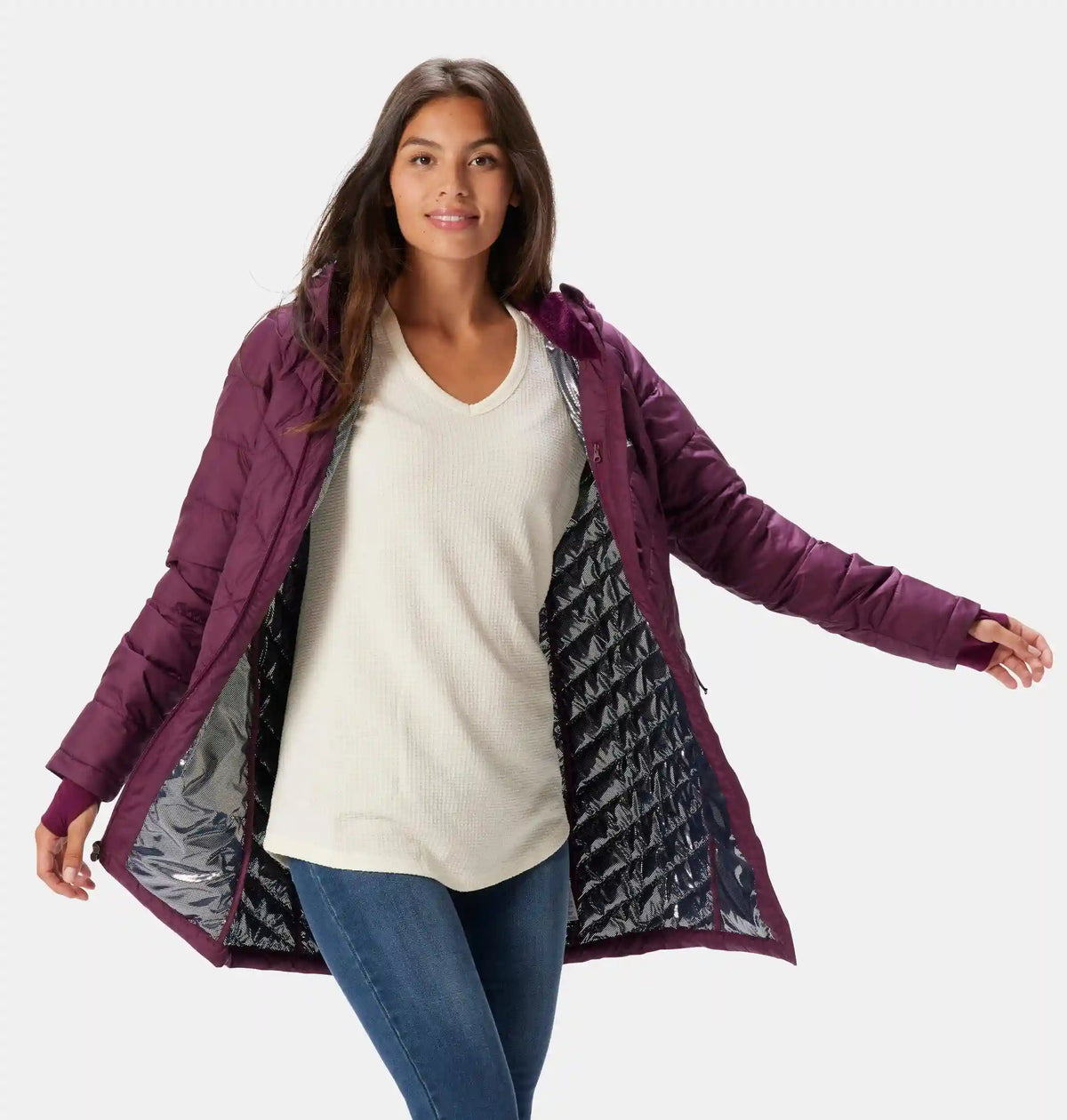 Women's Heavenly Long Hooded Jacket