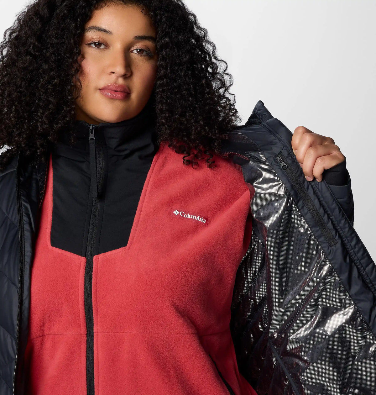 Women's Heavenly Long Hooded Jacket - Plus Size