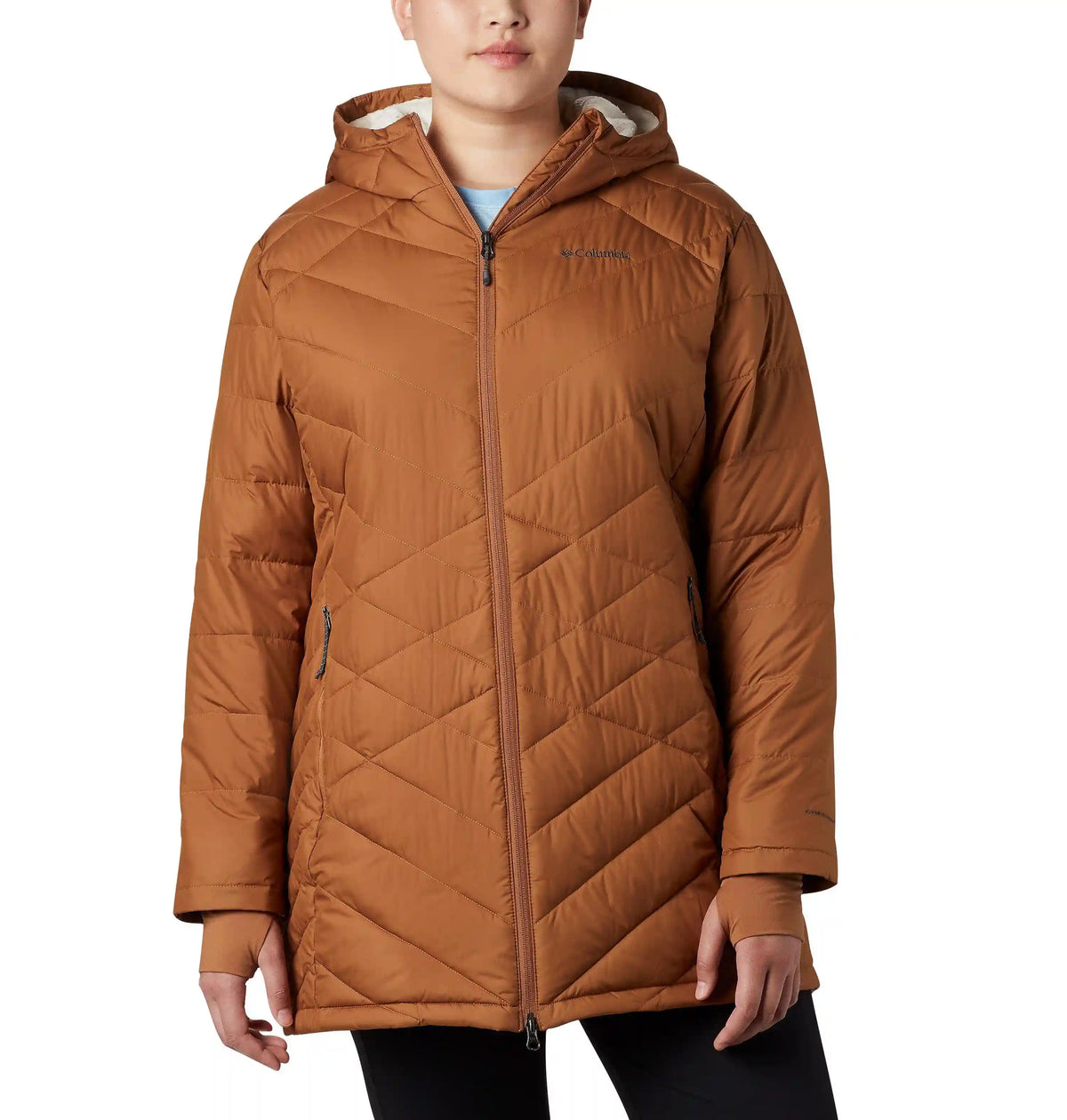 Women's Heavenly Long Hooded Jacket - Plus Size
