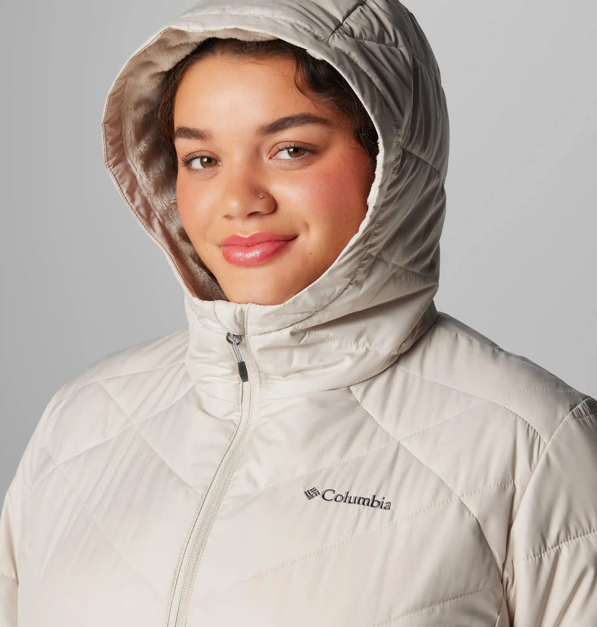 Women's Heavenly Long Hooded Jacket - Plus Size