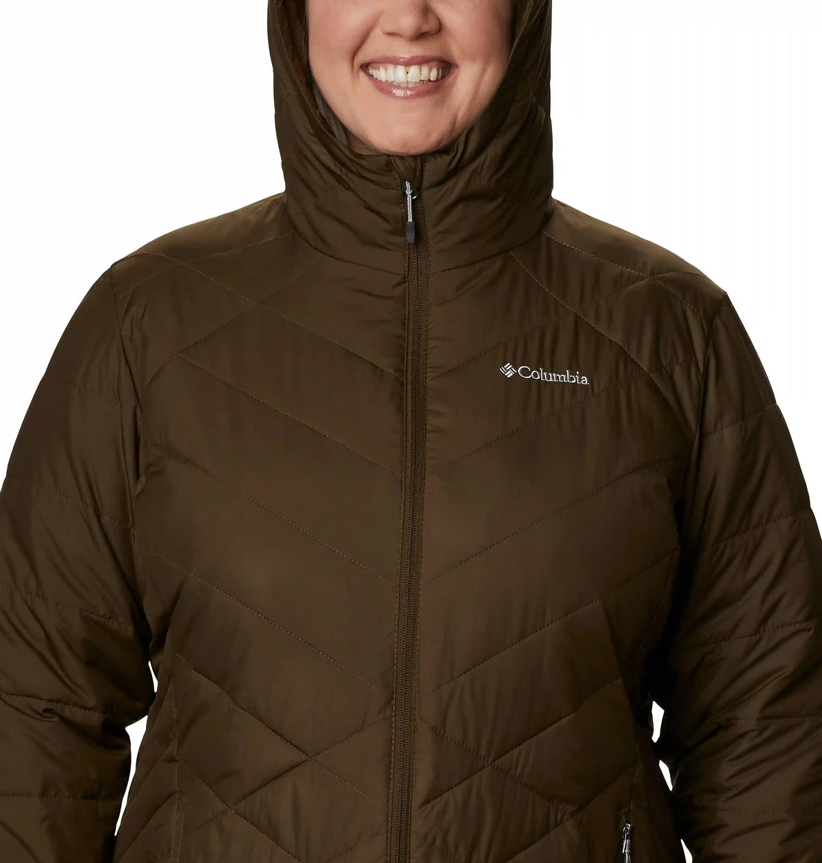 Women's Heavenly Long Hooded Jacket - Plus Size