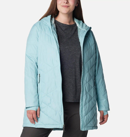 Women's Heavenly Long Hooded Jacket - Plus Size