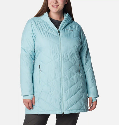 Women's Heavenly Long Hooded Jacket - Plus Size
