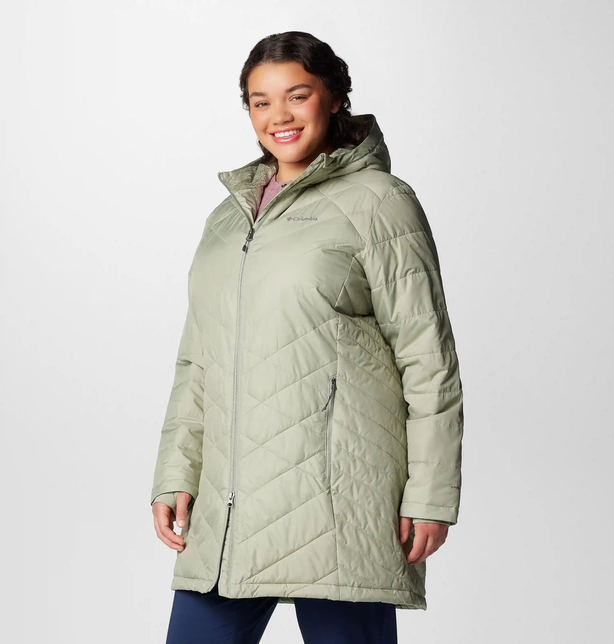 Women's Heavenly Long Hooded Jacket - Plus Size