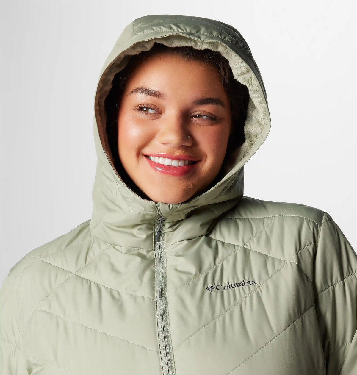Women's Heavenly Long Hooded Jacket - Plus Size