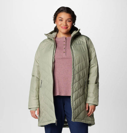Women's Heavenly Long Hooded Jacket - Plus Size