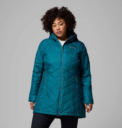Women's Heavenly Long Hooded Jacket - Plus Size