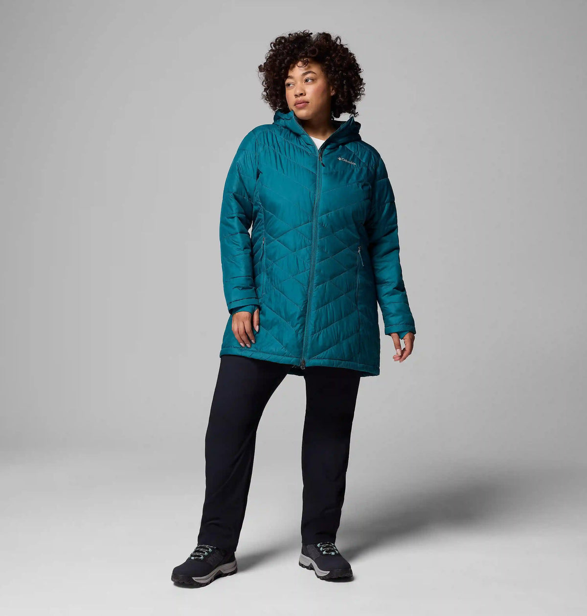 Women's Heavenly Long Hooded Jacket - Plus Size