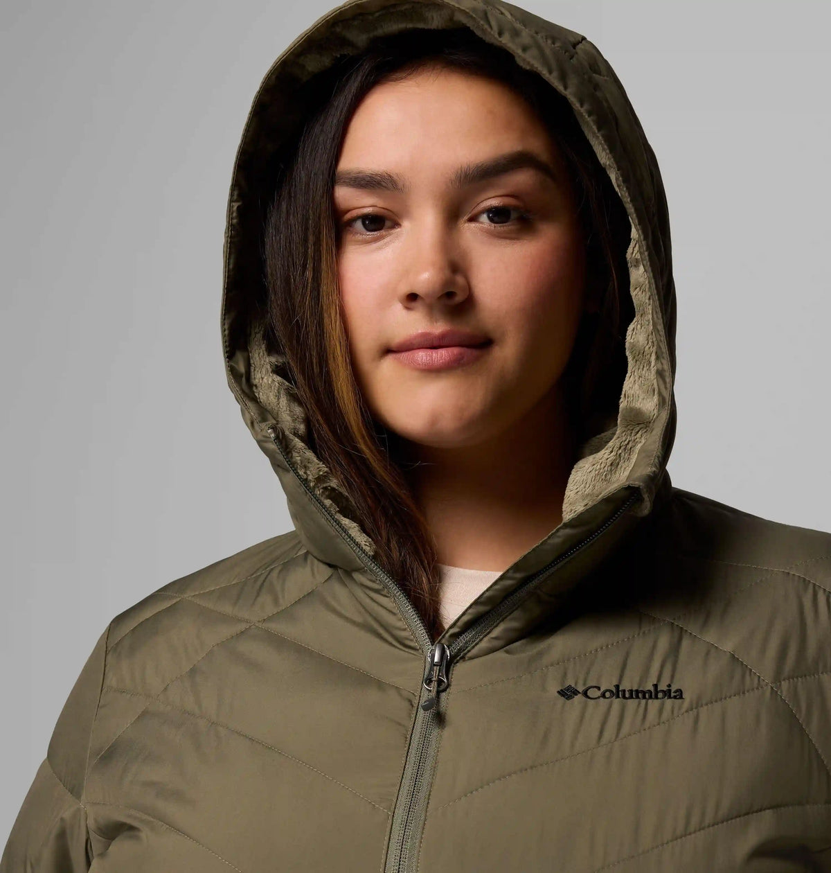 Women's Heavenly Long Hooded Jacket - Plus Size