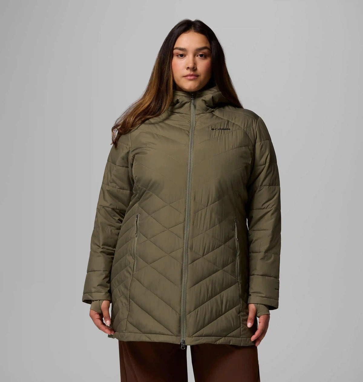 Women's Heavenly Long Hooded Jacket - Plus Size