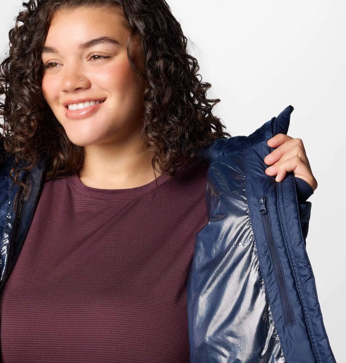 Women's Heavenly Long Hooded Jacket - Plus Size