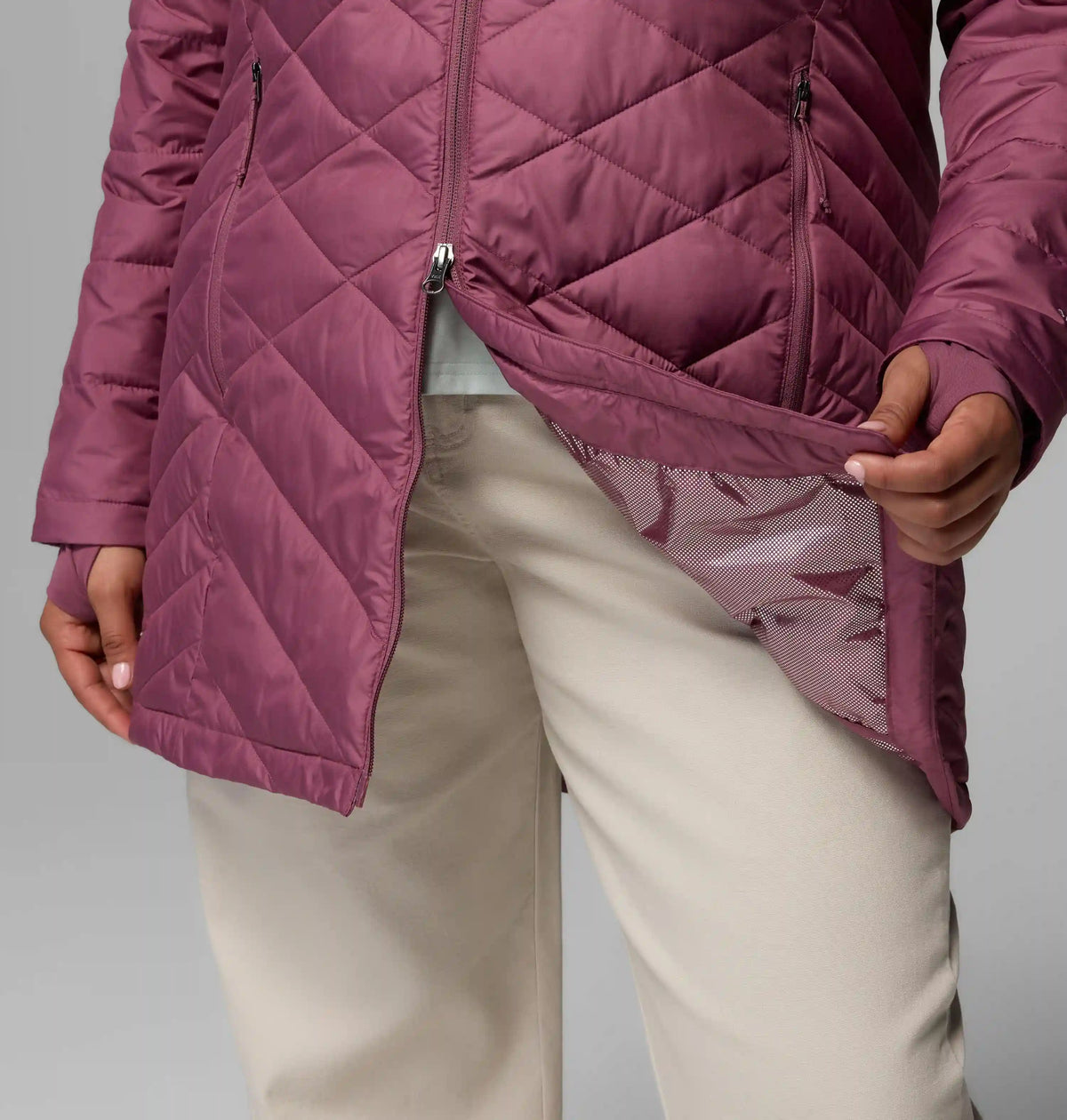 Women's Heavenly Long Hooded Jacket - Plus Size