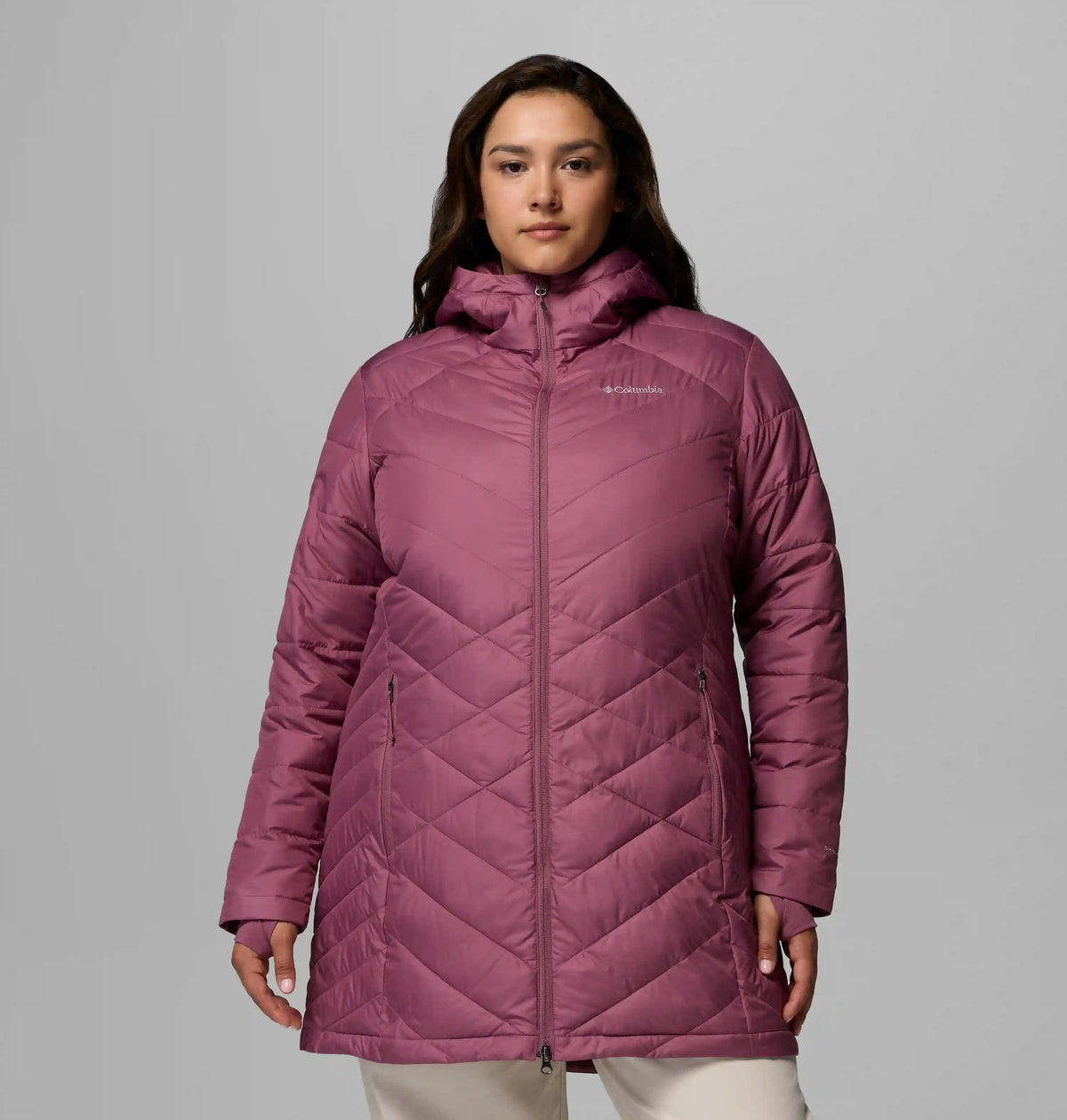 Women's Heavenly Long Hooded Jacket - Plus Size