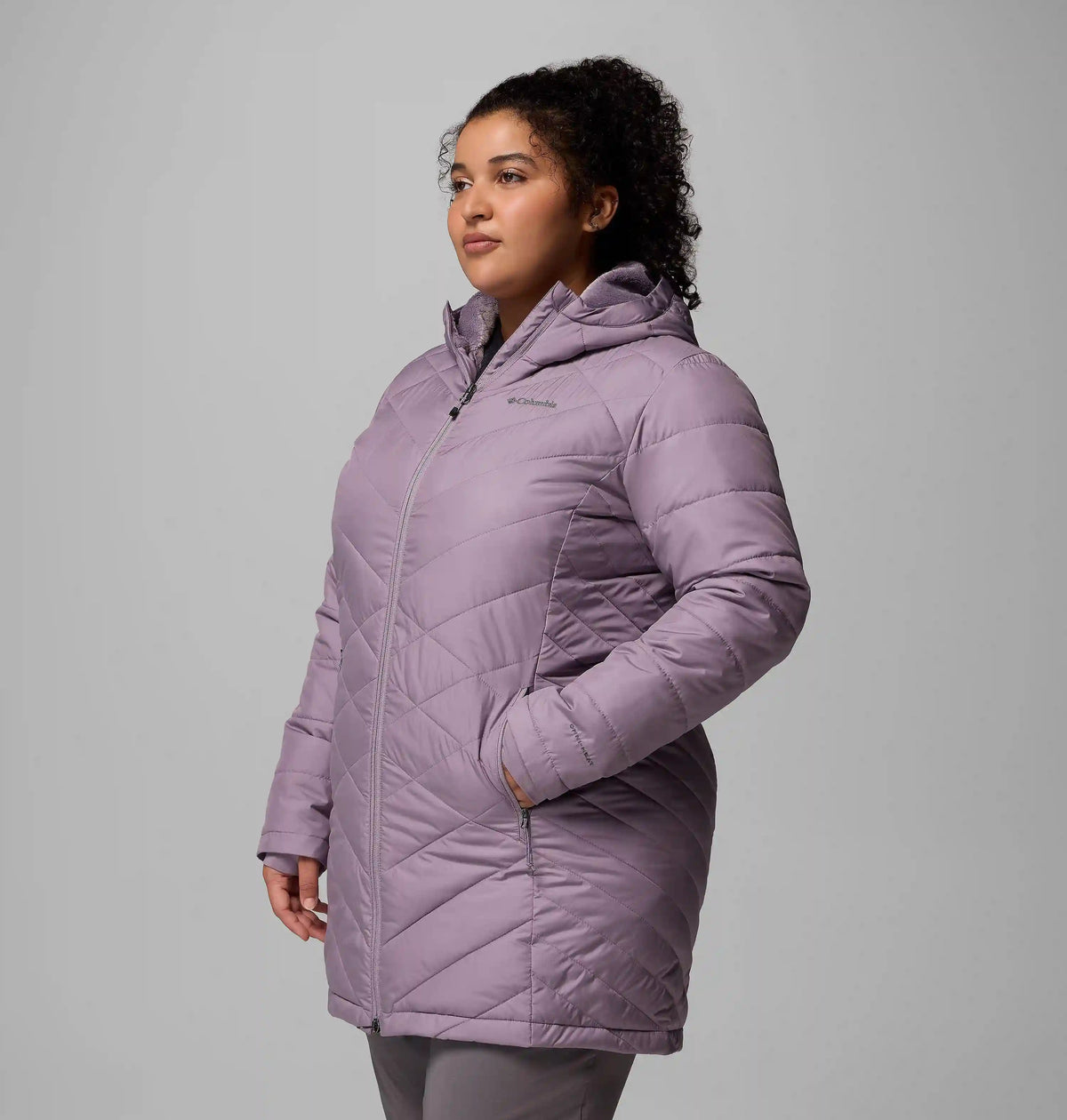 Women's Heavenly Long Hooded Jacket - Plus Size