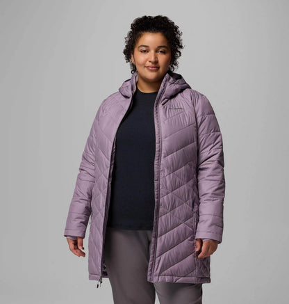 Women's Heavenly Long Hooded Jacket - Plus Size