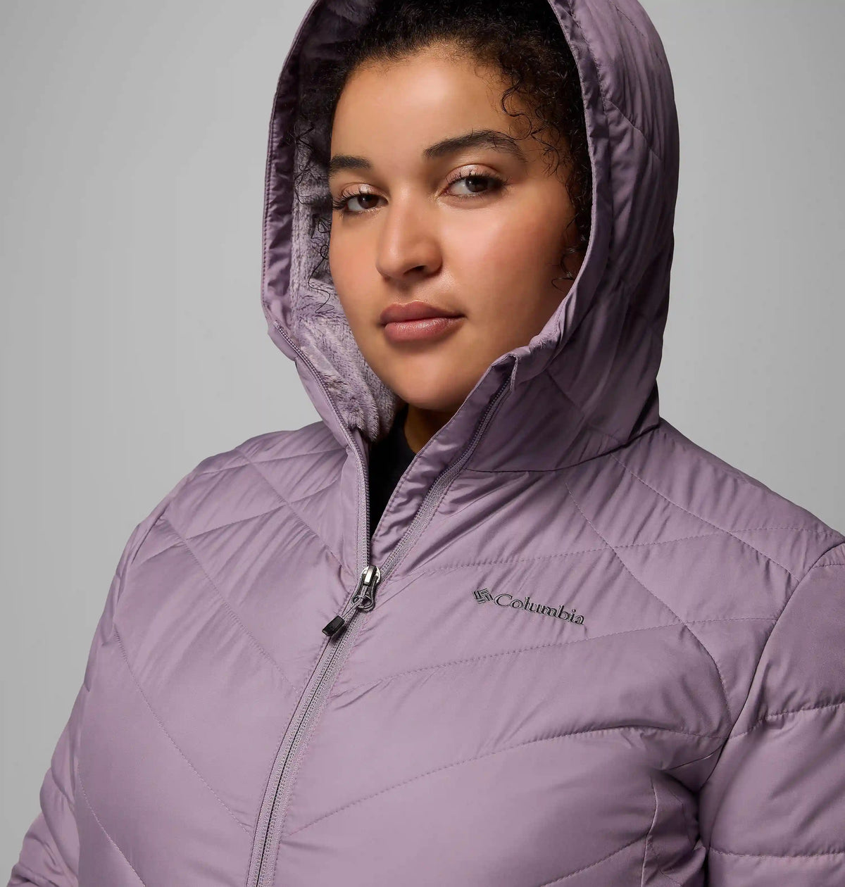Women's Heavenly Long Hooded Jacket - Plus Size