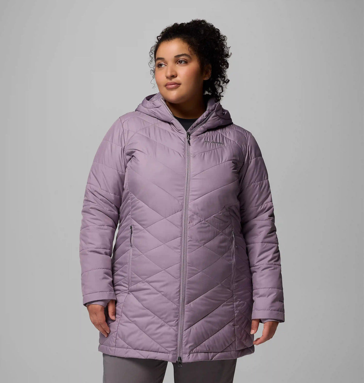 Women's Heavenly Long Hooded Jacket - Plus Size
