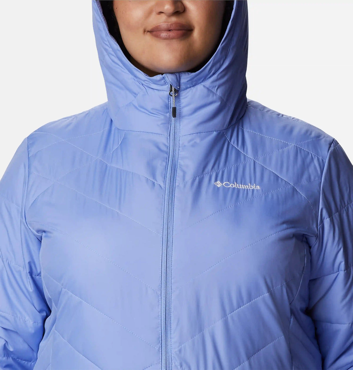 Women's Heavenly Long Hooded Jacket - Plus Size