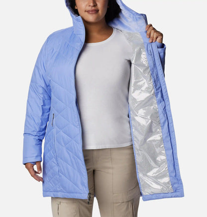 Women's Heavenly Long Hooded Jacket - Plus Size