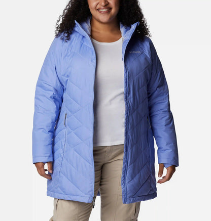 Women's Heavenly Long Hooded Jacket - Plus Size