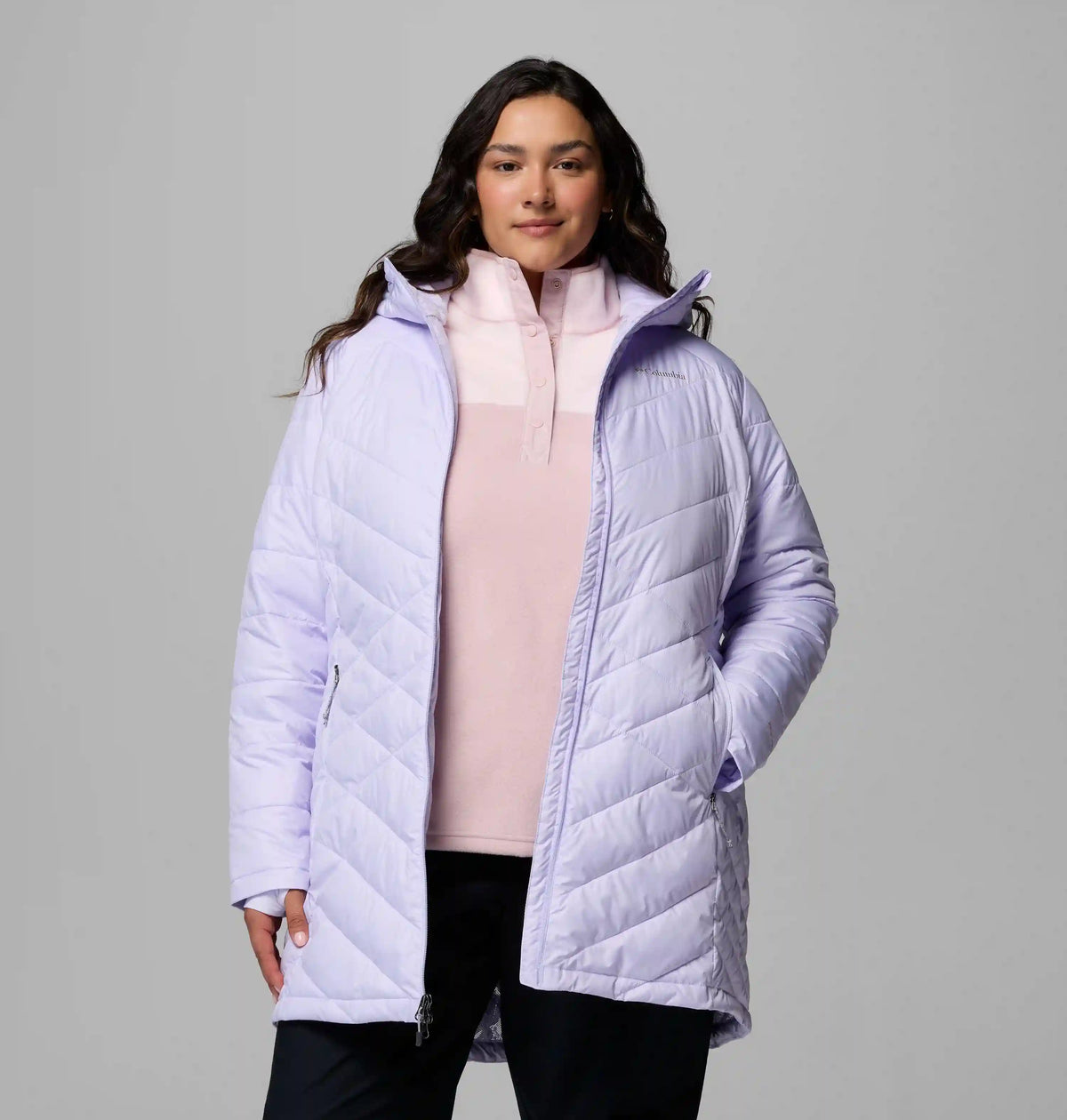 Women's Heavenly Long Hooded Jacket - Plus Size