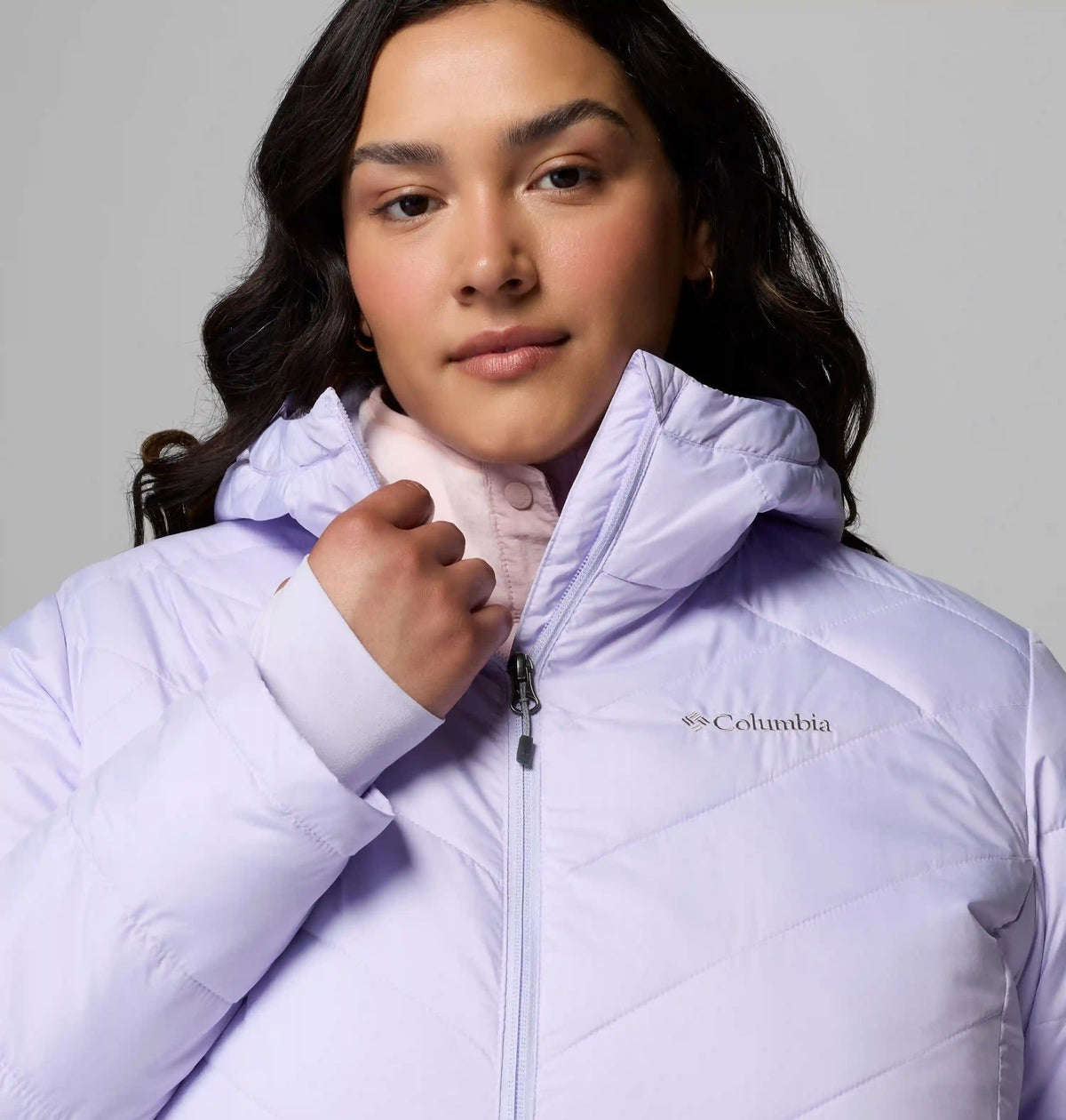 Women's Heavenly Long Hooded Jacket - Plus Size