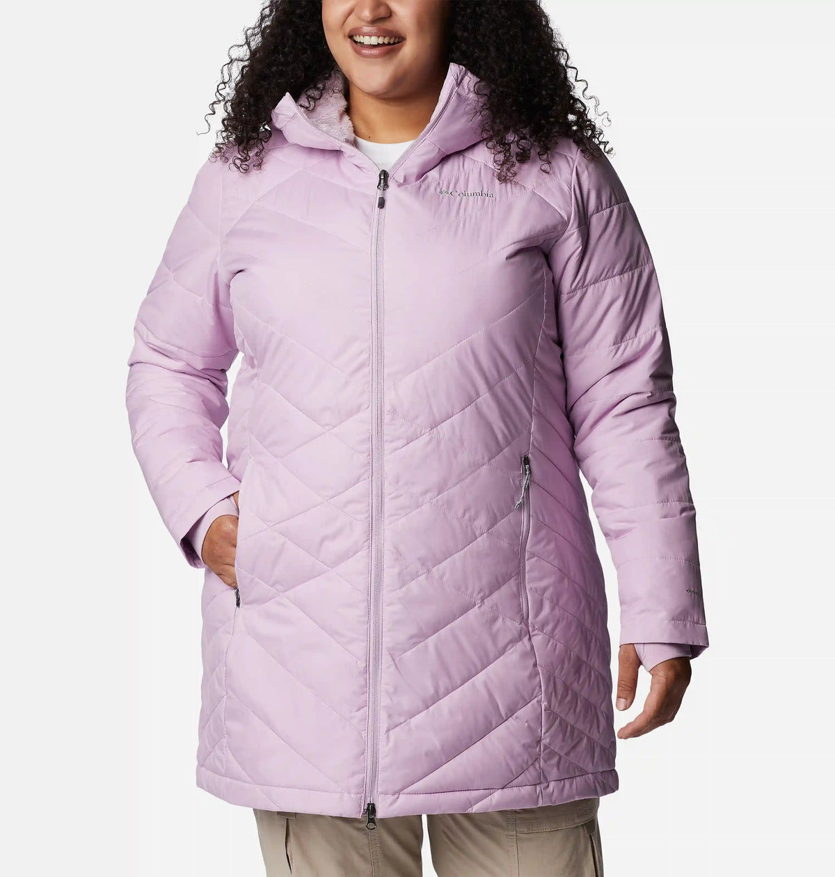 Women's Heavenly Long Hooded Jacket - Plus Size