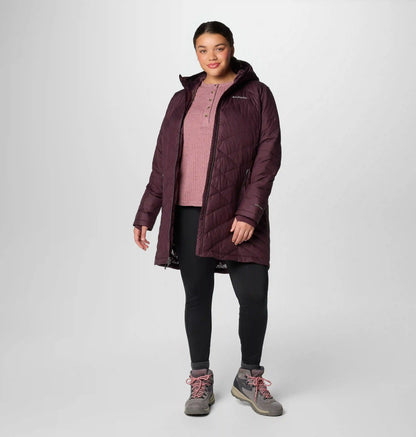Women's Heavenly Long Hooded Jacket - Plus Size